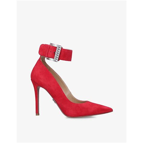 michael kors giselle pump|MICHAEL Michael Kors Giselle Suede Embellished.